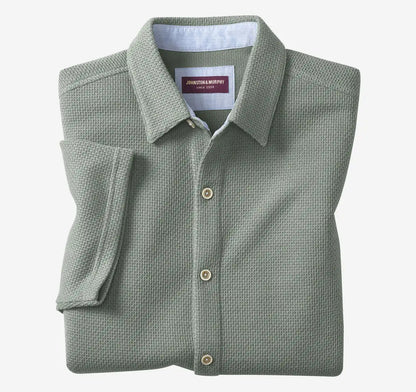 Linden Textured Short-Sleeve Shirt