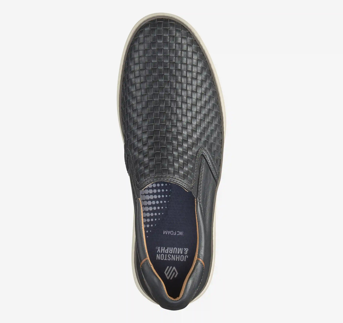 McGuffey 2 Woven Slip-On - Black Woven Full Grain