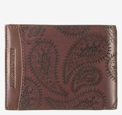 Dress Paisley Billfold Wallet - Mahogany