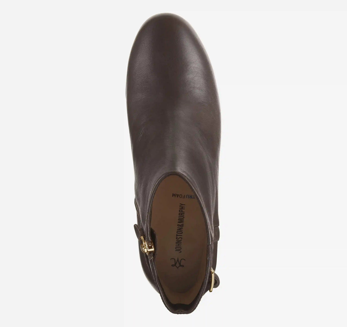 Sienna Belted Bootie - Dark Brown Nappa Leather