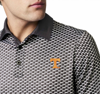 Collegiate XC+™ State Print Polo - University of Tennessee - Black