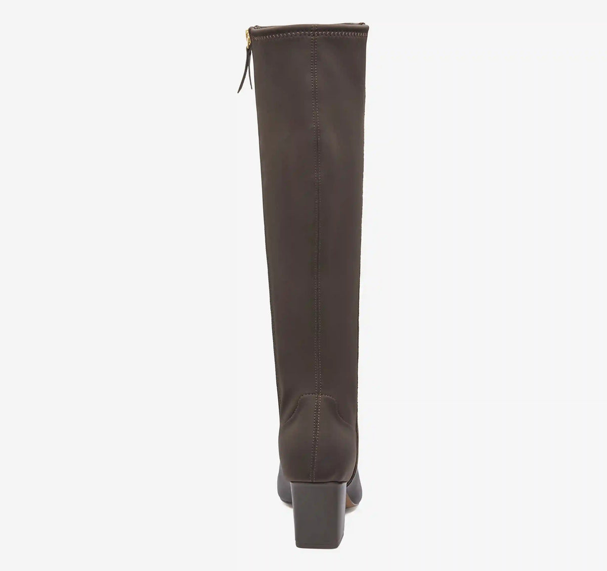 Vicki Tall Boot - Dark Brown Calfskin/Spandex