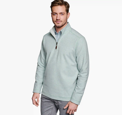 Reversible Solid Quarter-Zip - Mint