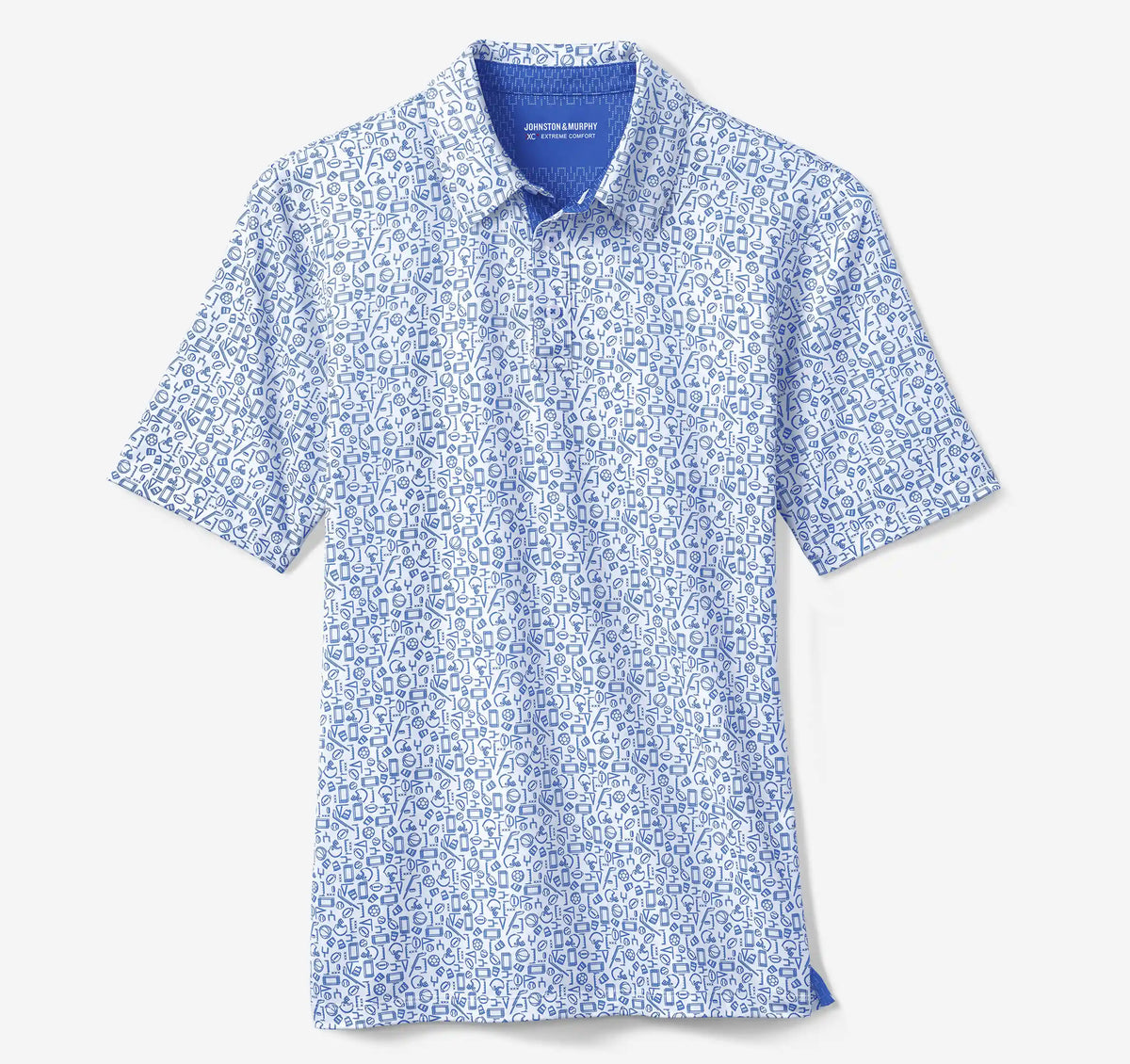 Game Day XC+™ Multi-Sport Print Polo - Royal
