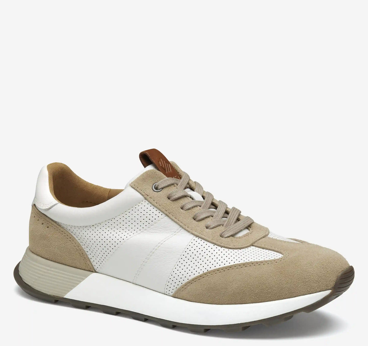 Kinnon T-Toe - Sand Suede/White Full Grain