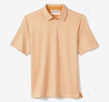 Game Day XC+™ Basketball Print Polo - Orange
