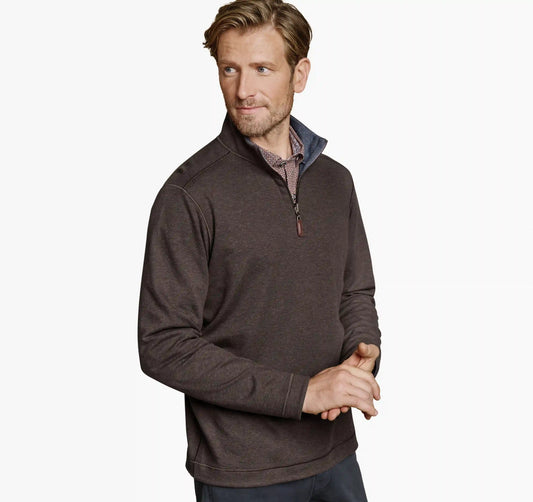 Icon Reversible Quarter-Zip - Brown/Blue