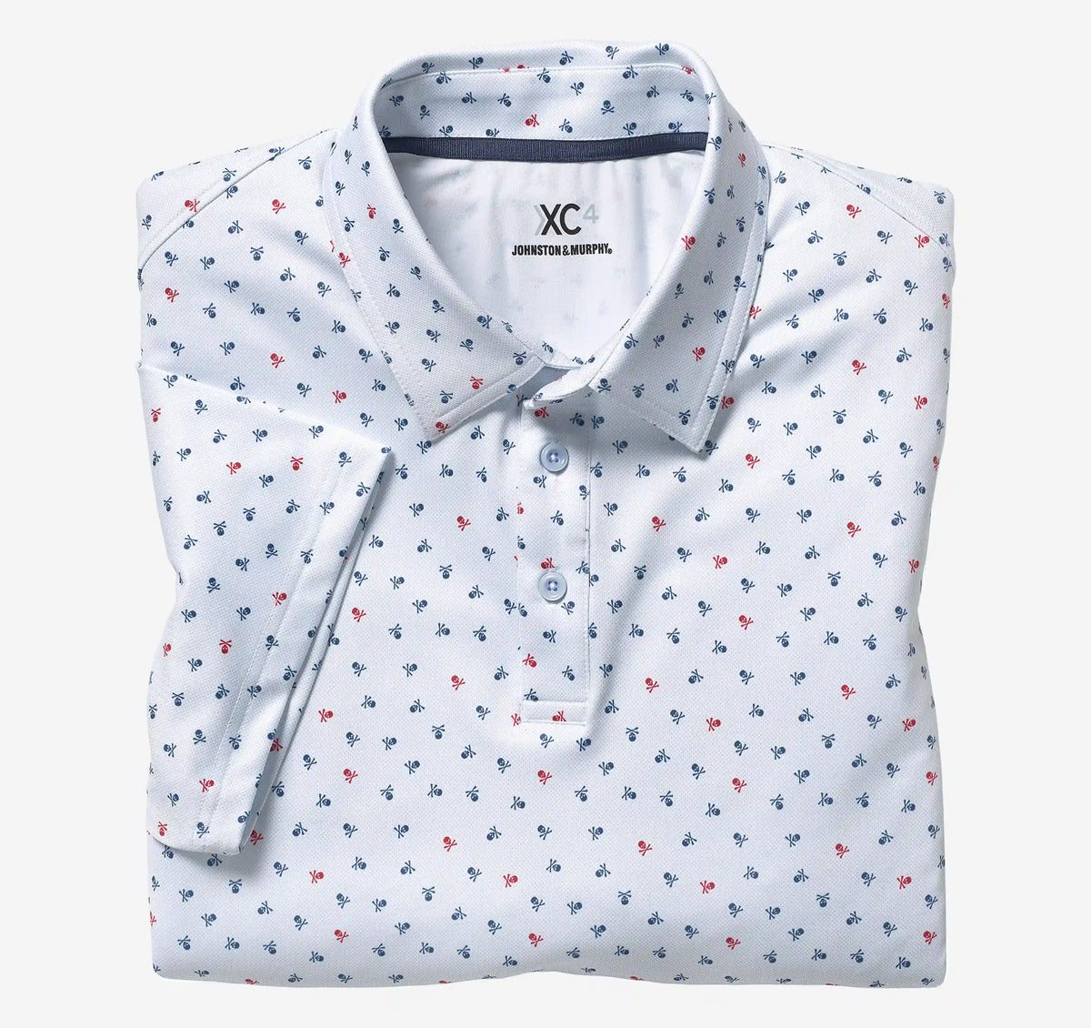 XC4® Performance Polo - Light Blue Skull