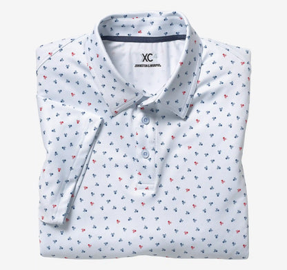 XC4® Performance Polo - Light Blue Skull
