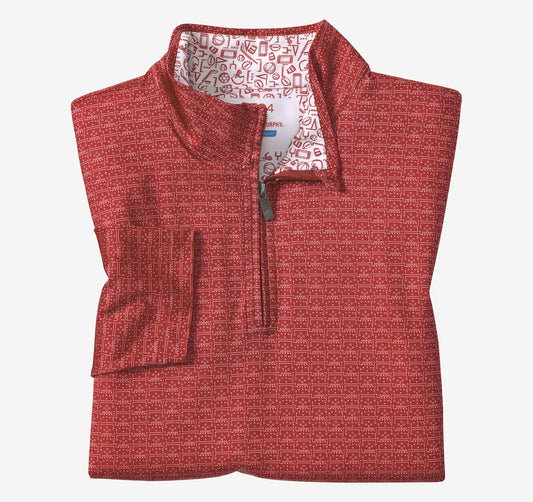 Game Day XC4® Plays Print Quarter-Zip - Red