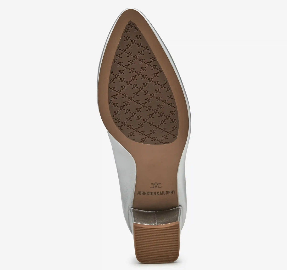Vicki Pump - Silver Metallic Sheepskin