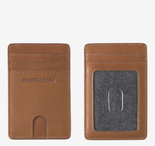 Rhodes Vertical Weekender Card Wallet - Tan