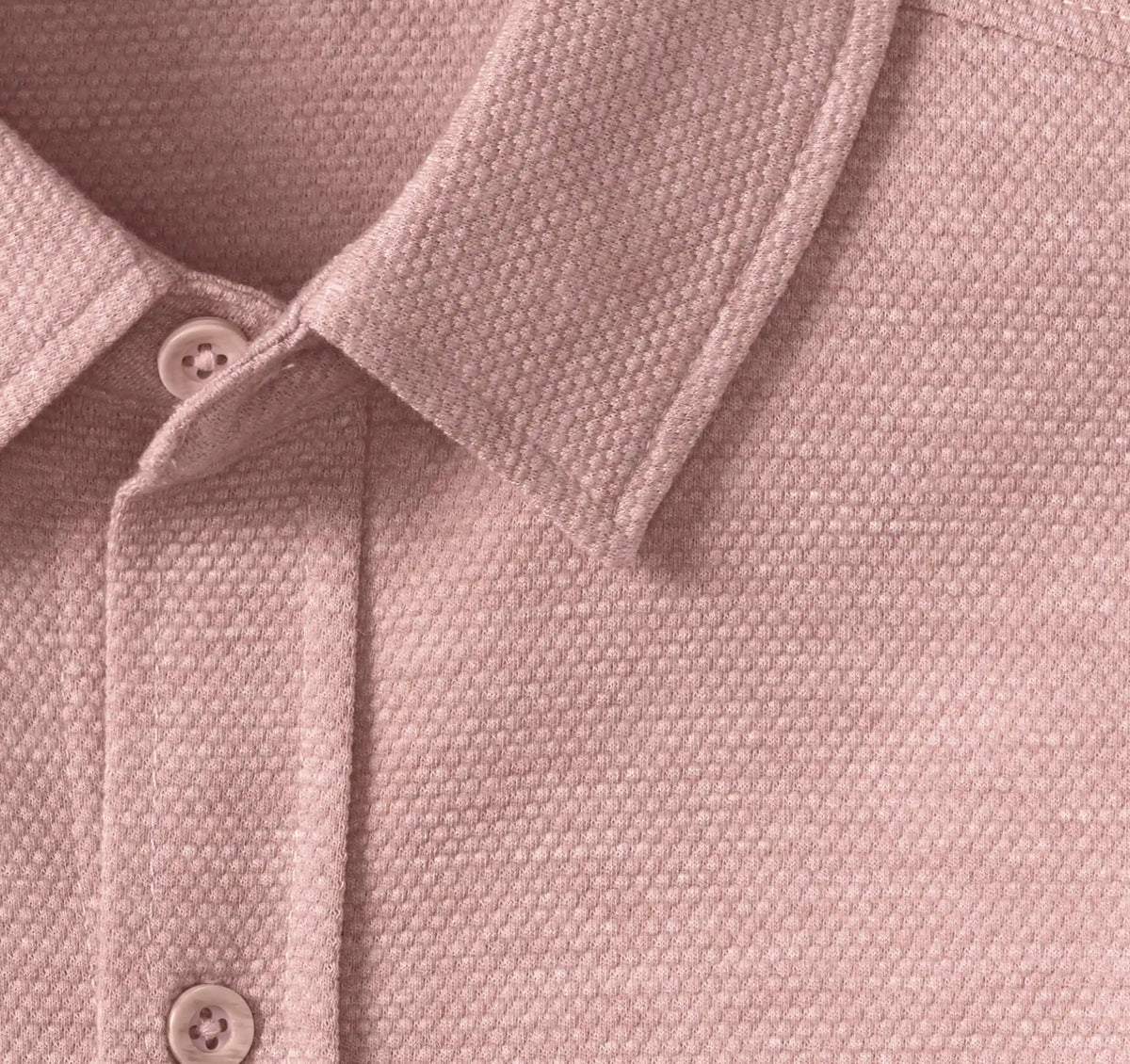 Bennett Short-Sleeve Shirt - Pink Honeycomb
