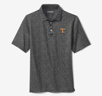 Collegiate XC+­™ Multi Sport Print Polo - University of Tennessee - Black