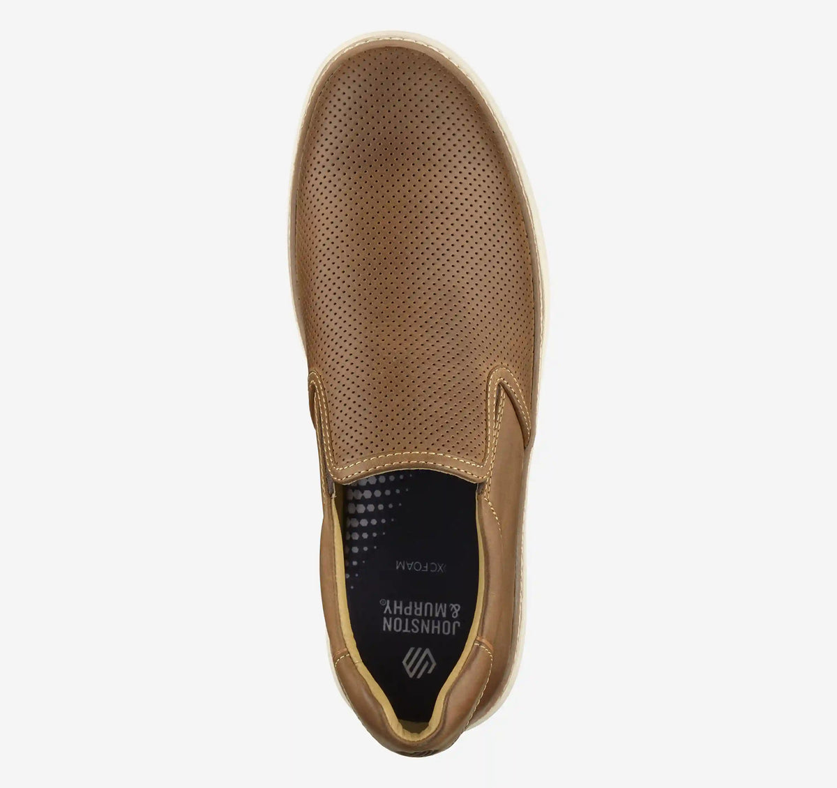 McGuffey 2 Perfed Slip-On - Brown Oiled Full-Grain Leather