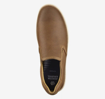 McGuffey 2 Perfed Slip-On - Brown Oiled Full-Grain Leather