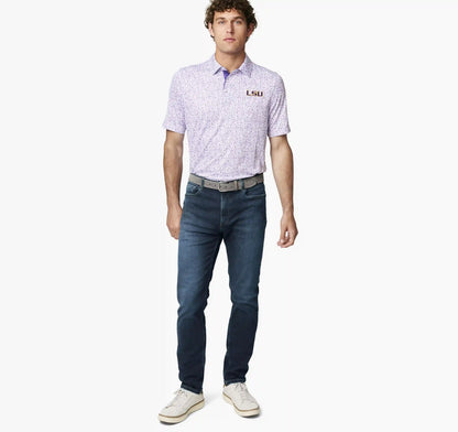 Collegiate XC+­™ Multi Sport Print Polo - LSU - Purple