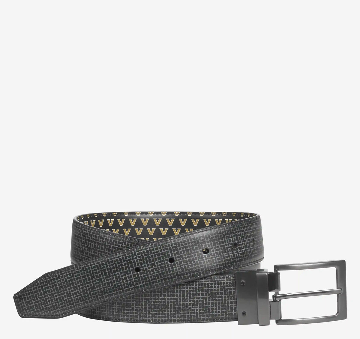 Collegiate Reversible Belt - Vanderbilt University - Black