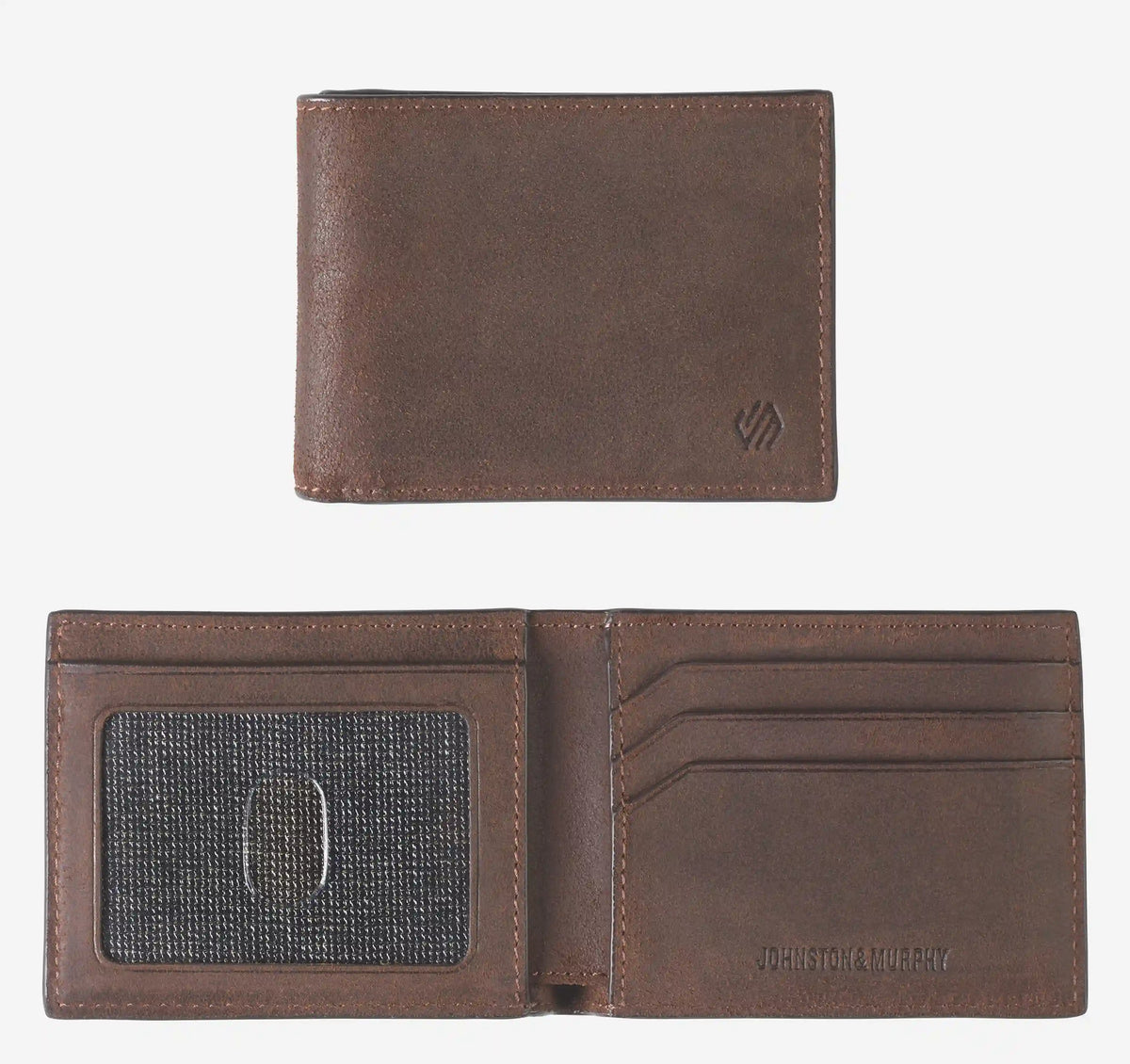 Rhodes Billfold Wallet - Brown Bomber Leather
