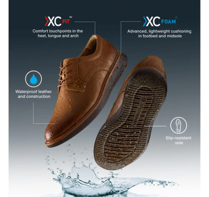 XC+™ Parker Plain Toe - Taupe Waterproof Nubuck
