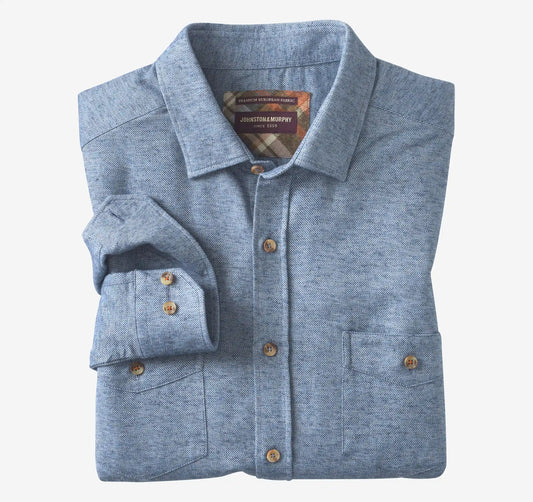 Woodson Heathered Shirt - Blue