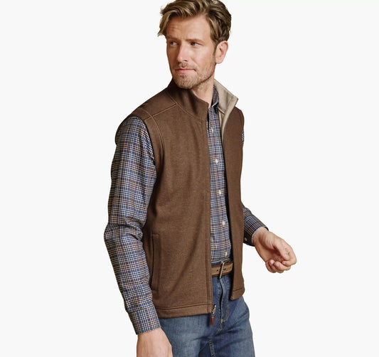 Icon Reversible Vest - Rust/Oatmeal