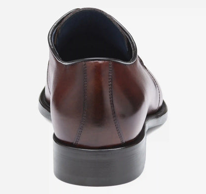 Larson 2-Eye Plain Toe - Mahogany Italian Calfskin