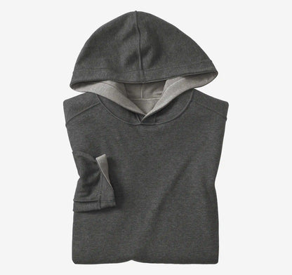 Icon Reversible Hooded Pullover - Gray/Black