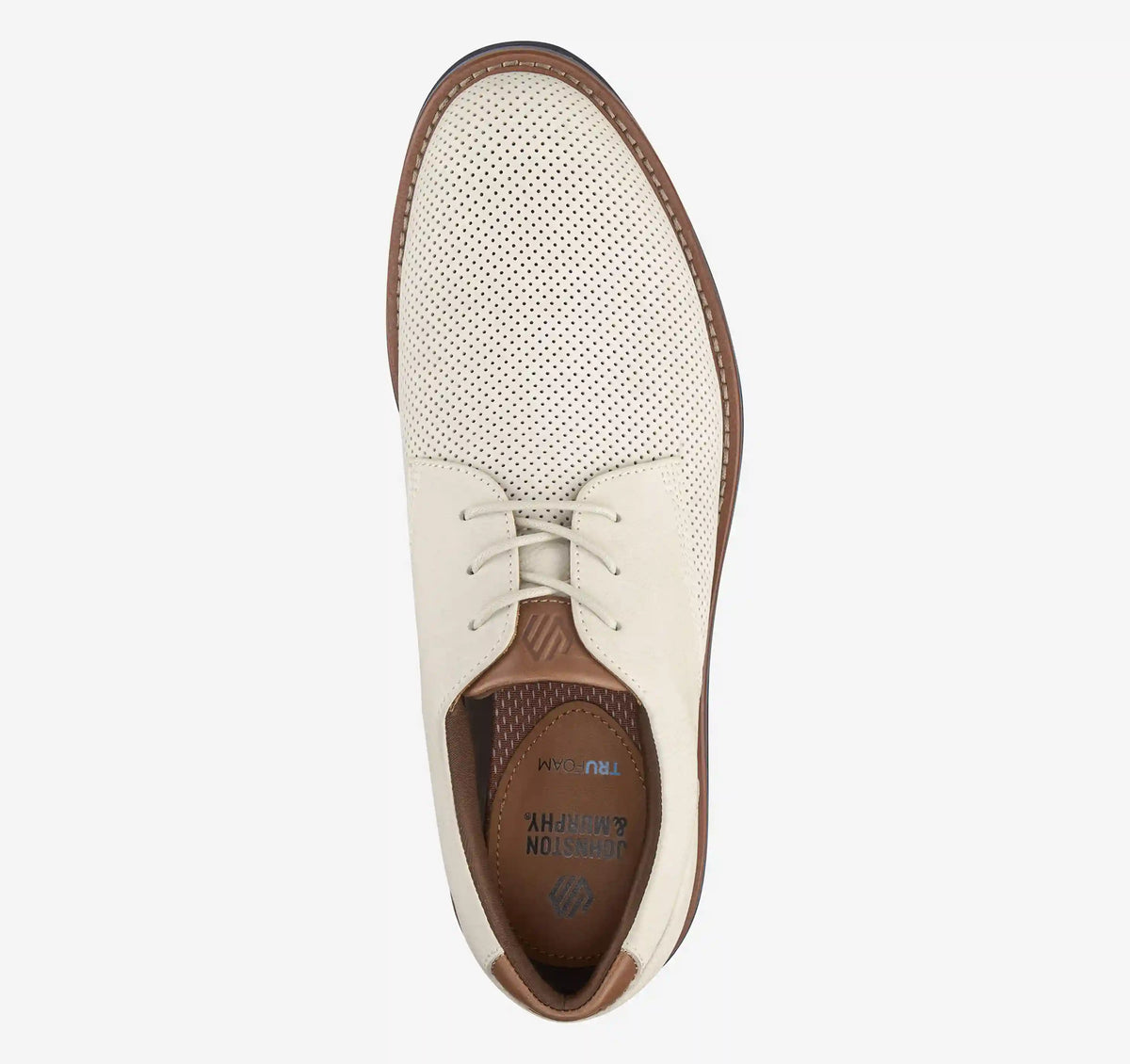 Tyson Perfed Plain Toe - Ivory Nubuck