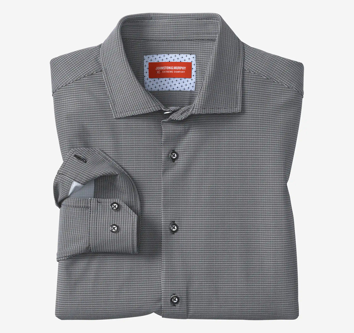 XC+™ Motion Long-Sleeve Dress Knit Shirt - Black Box