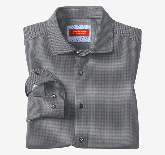 XC+™ Motion Long-Sleeve Dress Knit Shirt - Black Box