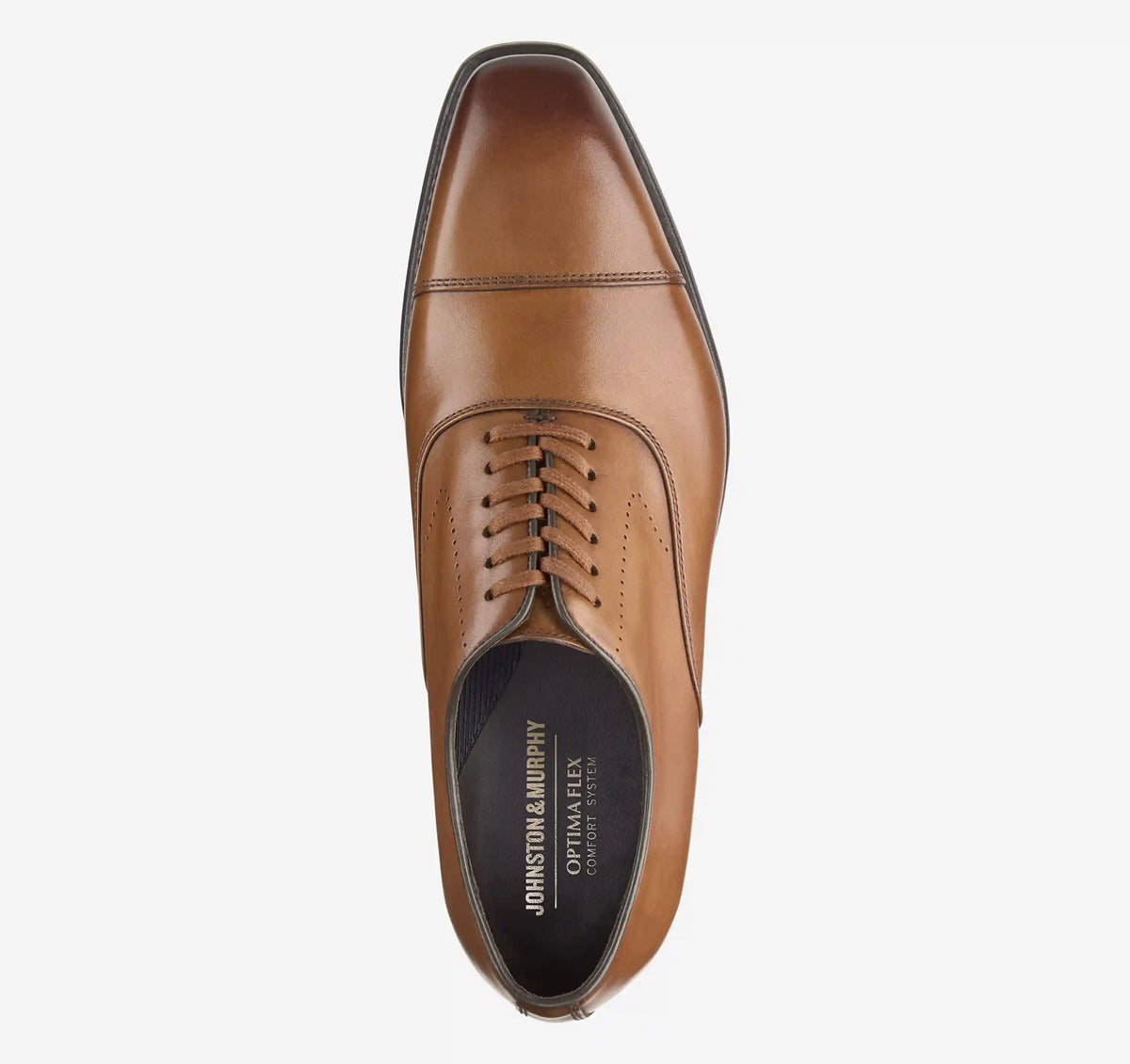 Ashton Cap Toe - Tan Full-Grain Leather