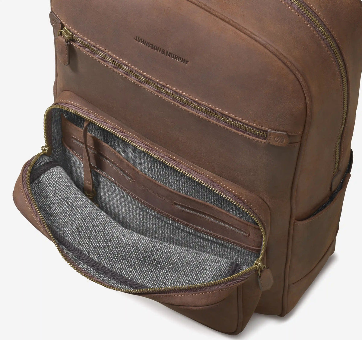 Rhodes Backpack - Brown Bomber Leather