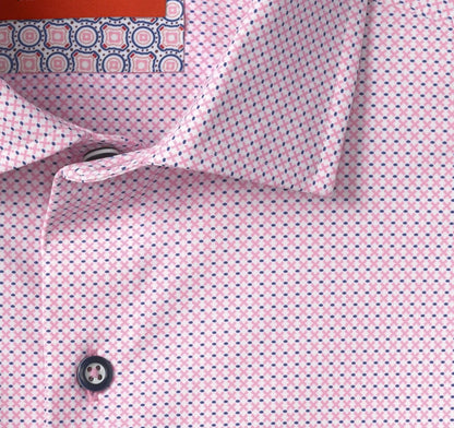 XC+™ Motion Long-Sleeve Dress Knit Shirt - Pink Petal
