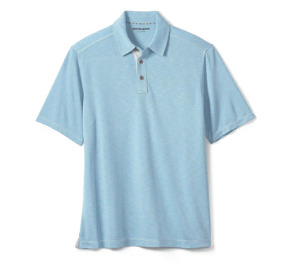 Vintage Slub Polo - Turquoise