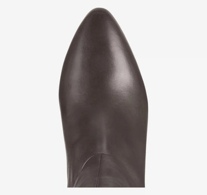 Vicki Tall Boot - Dark Brown Calfskin/Spandex