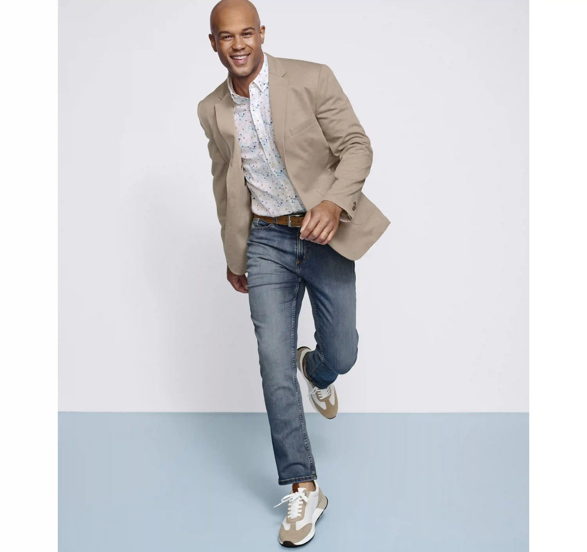 XC Flex® Pinnacle Knit Blazer - Tan Twill