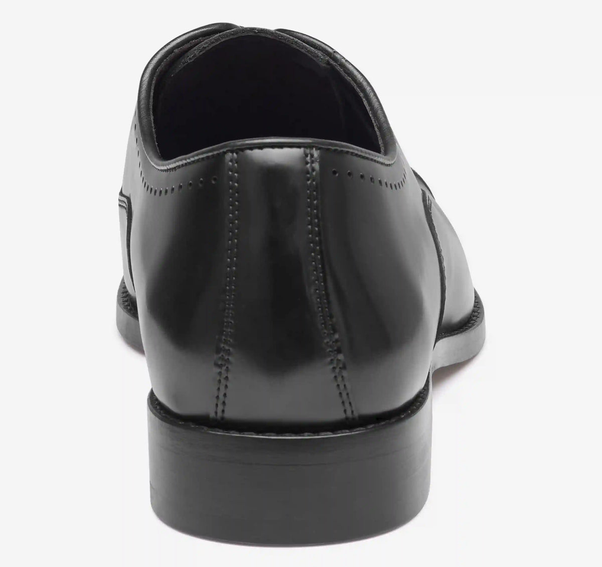 Arrister Cap Toe - Black Italian Full-Grain Leather
