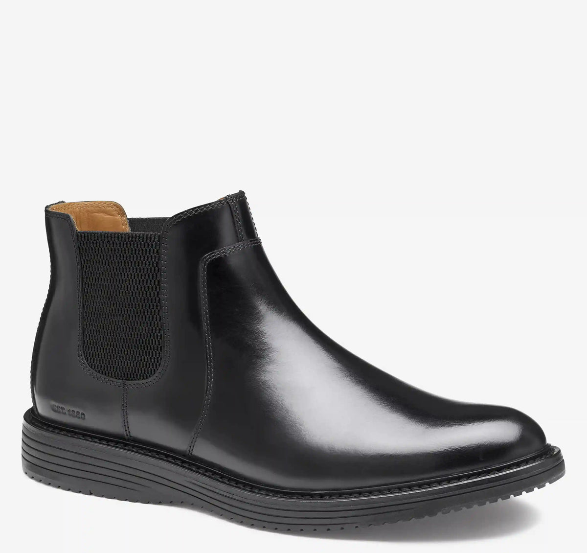 Upton Chelsea Boot - Black Full Grain Leather