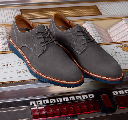 Upton Plain Toe - Gray Nubuck