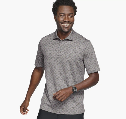 XC4® Performance Print Polos + Cool Degree® - Gray Airplane