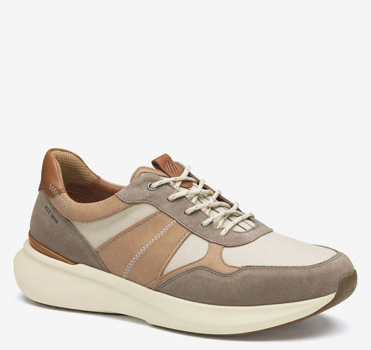 XC+™ Declan Jogger - Taupe Mulit Waterproof Suede/Mesh/Full-Grain Leather