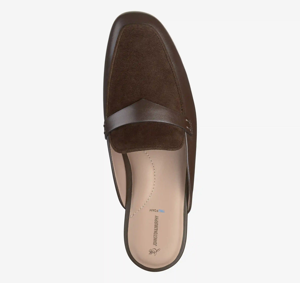 Isabel Penny Mule - Chocolate Glove Leather/Kid Suede