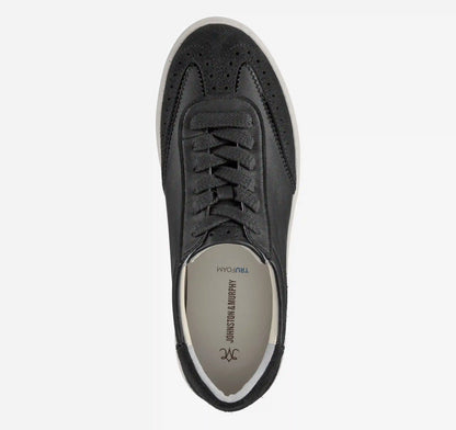 Cammie T-Toe Lace-Up - Black Glove Leather/Suede