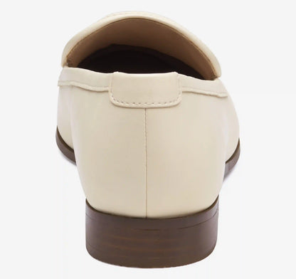 Ali Woven Loafer - Bone Nappa Leather