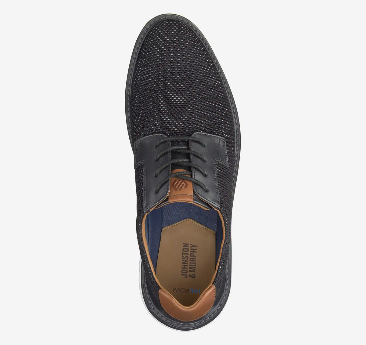 Braydon Knit Plain Toe - Black Knit
