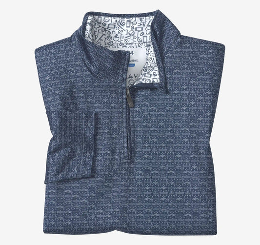 Game Day XC4® Plays Print Quarter-Zip - Navy