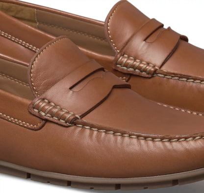 Baldwin Driver Penny Loafer - Cognac Sheepskin