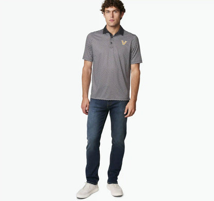 Collegiate XC+™ State Print Polo - Vanderbilt University - Black