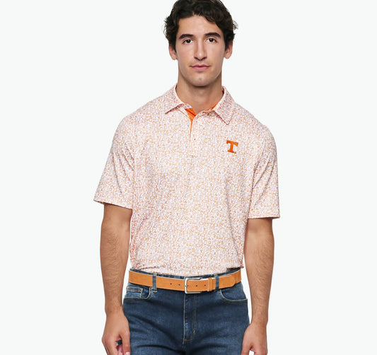 Collegiate XC+­™ Multi Sport Print Polo - University of Tennessee - Orange